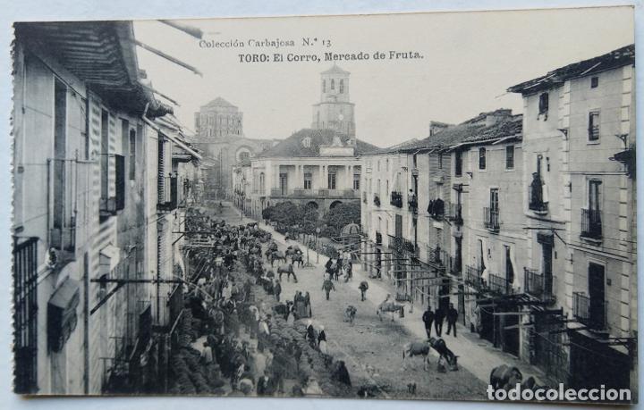 Postales: TORO EL CORRO. MERCADO DE FRUTA - Foto 1