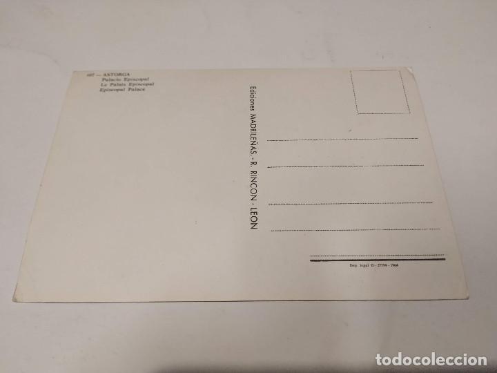 Postales: LE&Oacute;N - POSTAL ASTORGA - PALACIO ESPISCOPAL - Foto 2