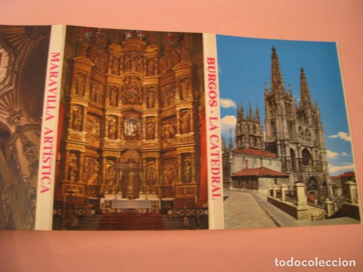 Postales: BLOC DE POSTALES, TIRA, TIPO ACORDE&Oacute;N. CATEDRAL DE BURGOS. 15X11 CM.