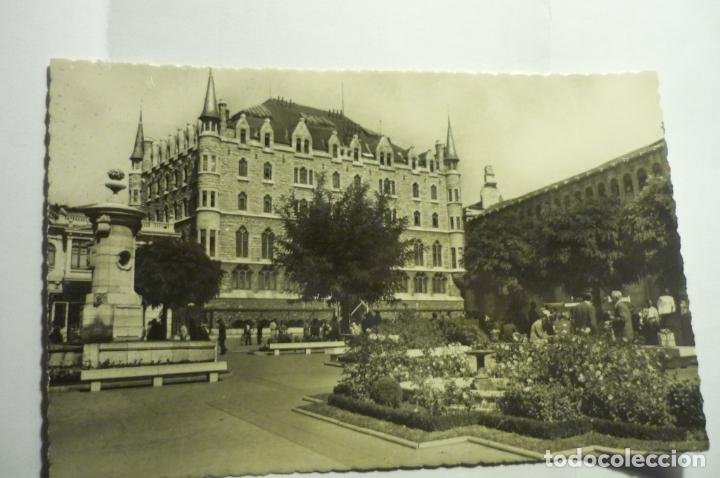 Postales: POSTAL LEON-PL.S.MARCOS- CIRCULADA SIN SELLO -CM