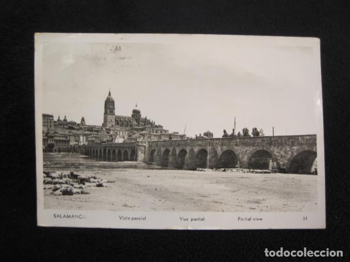Postcards: SALAMANCA-VISTA PARCIAL-PUENTE-FOTOGRAFICA-MANIPEL-31-POSTAL ANTIGUA-(79.130)