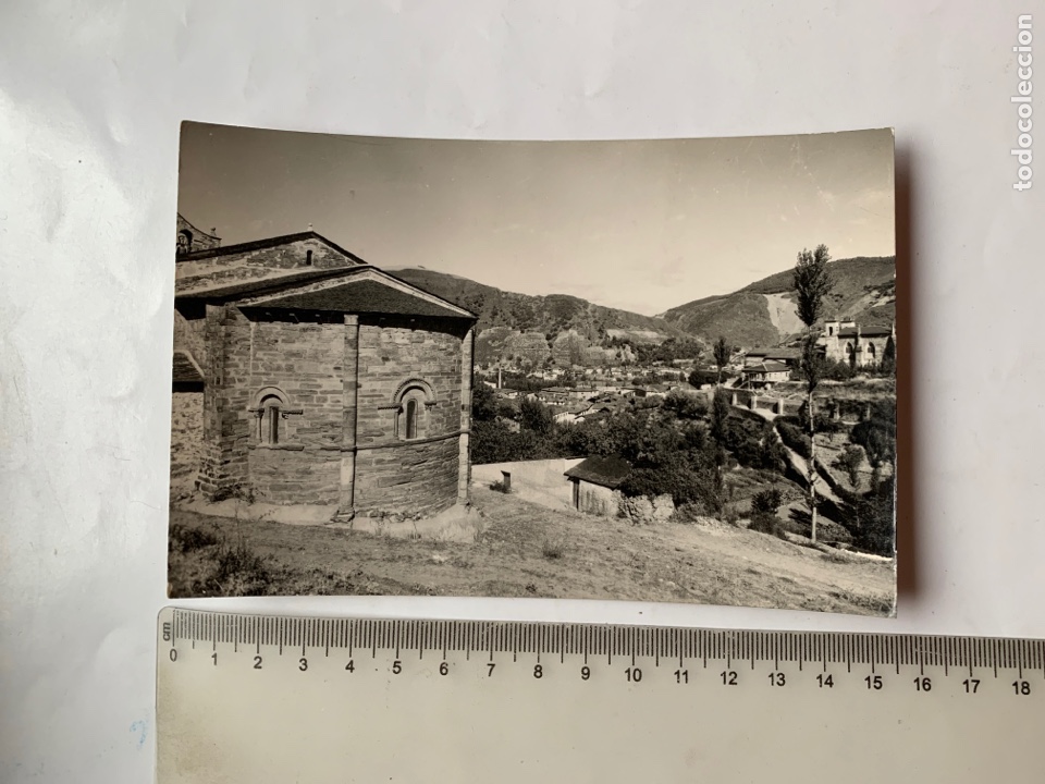 Postales: POSTAL. VILLAFRANCA DEL BIERZO. LEON. ABSIDE DE SANTIAGO, AL FONDO S. FRANCISCO. EDICIONES SICILIA.