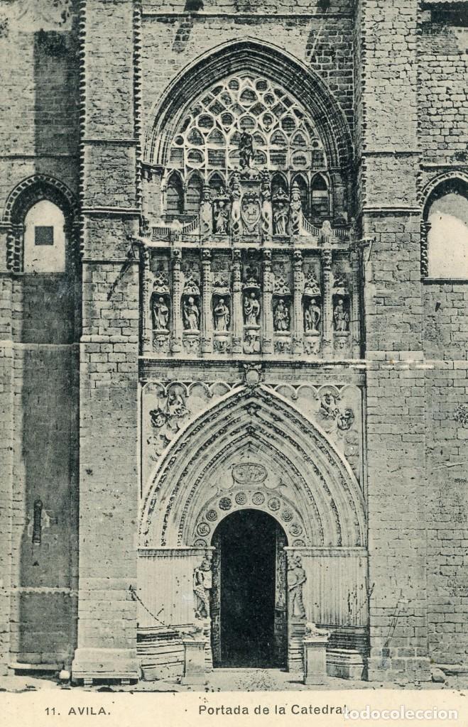 Postales: POSTAL. AVILA. PORTADA DE LA CATEDRAL. 11. LACOSTE. SC