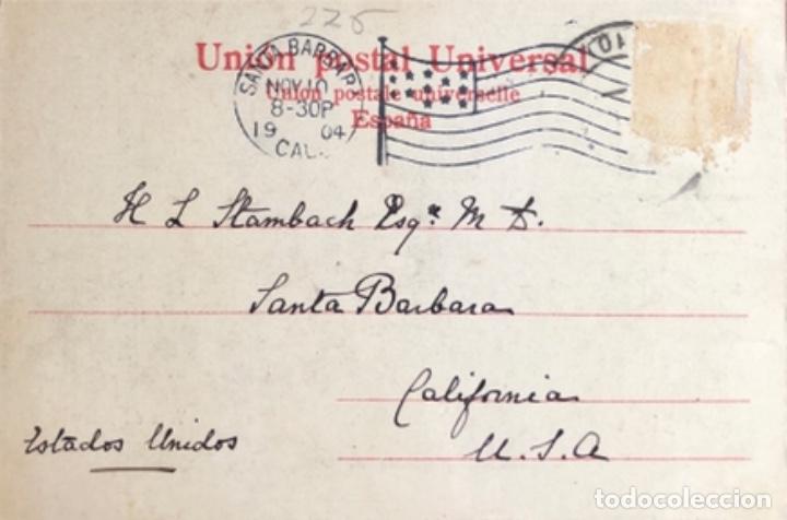 Postales: Postal de Burgos. 1904 - Foto 2