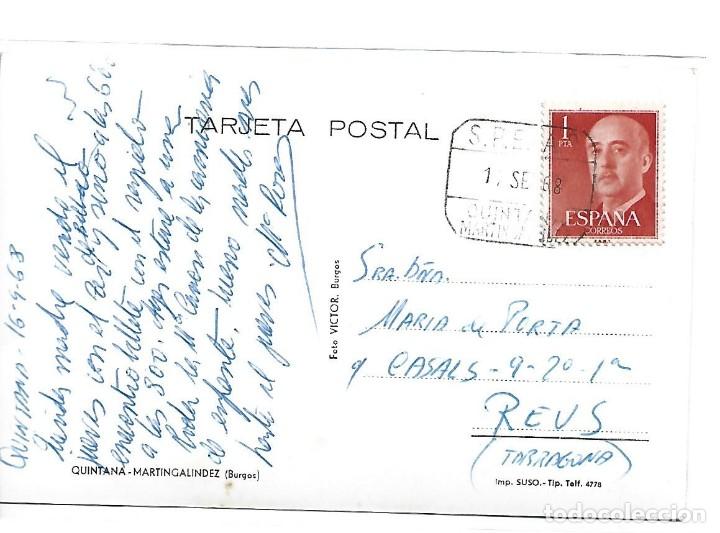 Postales: (PS-65127)POSTAL DE QUINTANA-MARTIN GALINDEZ(BURGOS) - Foto 2 - 257518415