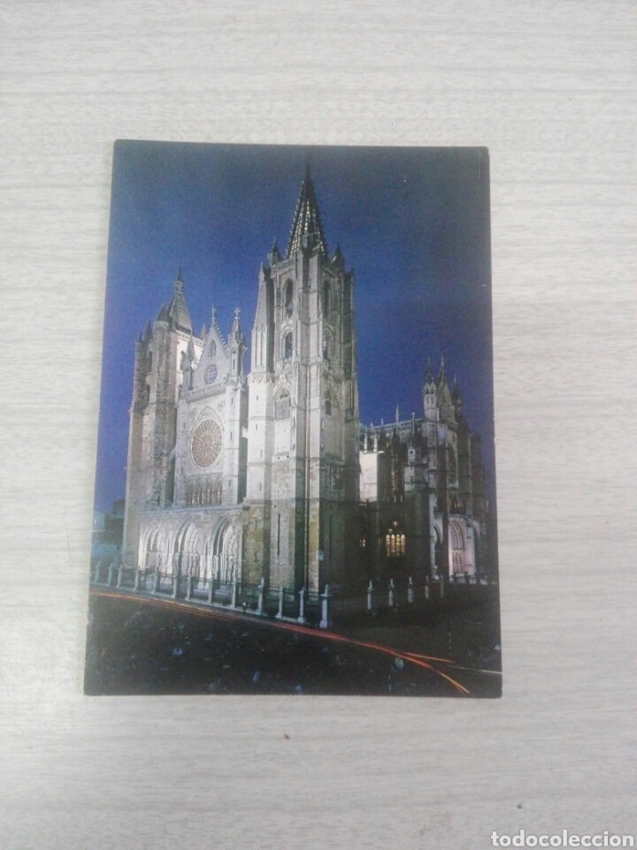 Postales: Postal 33 Le&oacute;n catedral - Foto 1