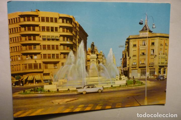 Postales: postal leon -pl.guzman bueno y c.ordo&ntilde;o ii escrita cm