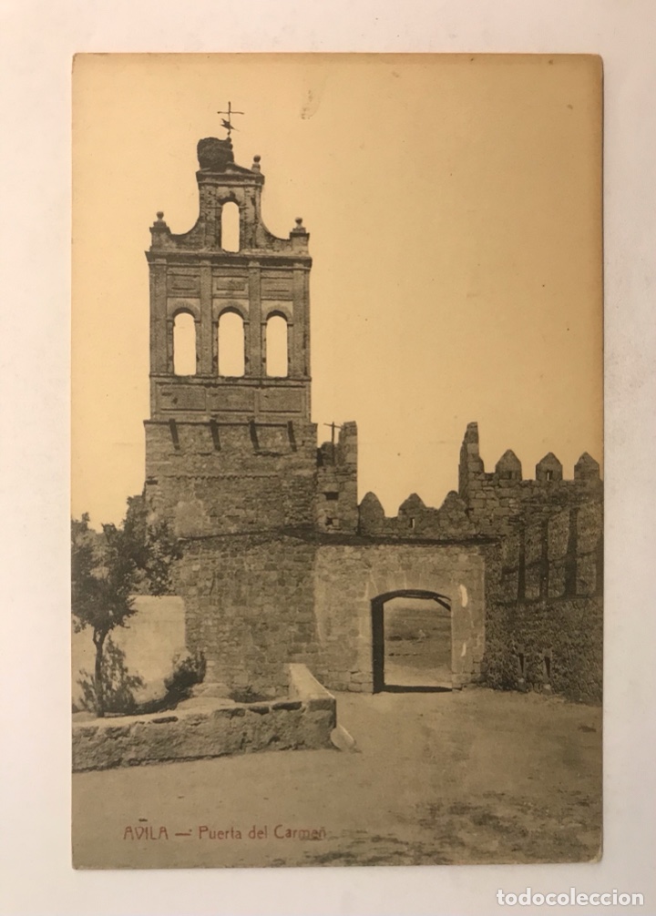 Postales: AVILA, Postal La Puerta del Carmen., Edic. A., Medrano (h.1920?) S/C...