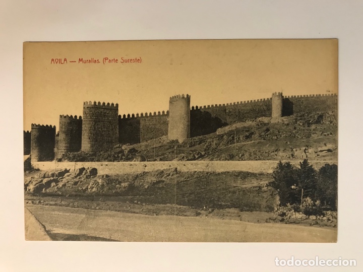 Postales: AVILA, Postal Murallas. Parte sureste. Edicion A. Medrano (h.1920?) S/C