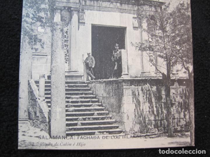 Postcards: SALAMANCA-FACHADA DE LOS IRLANDESES-VIUDA DE CALON E HIJO-24-POSTAL ANTIGUA-(80.416)