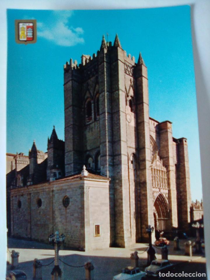Postales: Postal de &Aacute;vila, La Catedral. - Foto 1