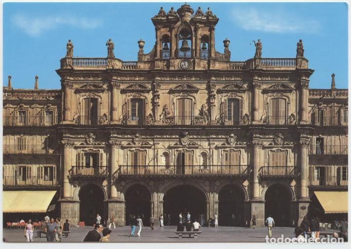 Postales: N&ordm; 100-SALAMANCA. Plaza Mayor. Ayuntamiento. Sin circular. EDICIONES ARRIBAS