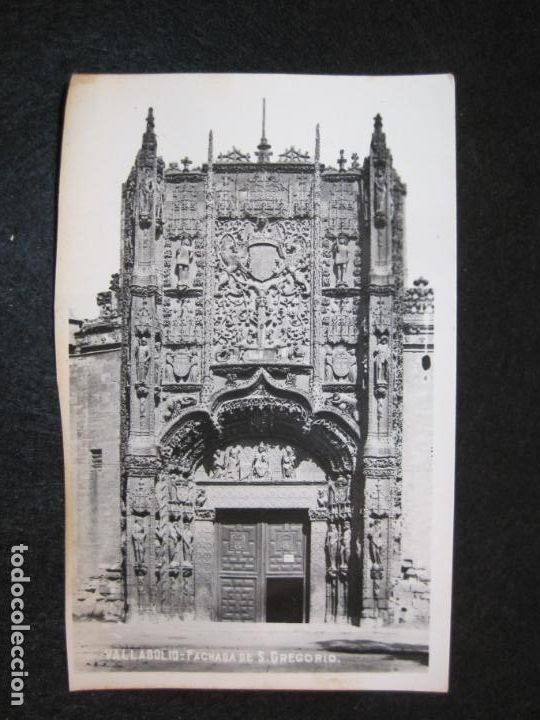 Postcards: VALLADOLID-FACHADA DE SAN GREGORIO-FOTOGRAFICA-POSTAL ANTIGUA-(80.857)