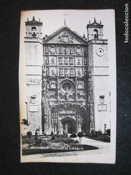 Postcards: VALLADOLID-FACHADA DE SAN PABLO-FOTOGRAFICA-POSTAL ANTIGUA-(80.858)