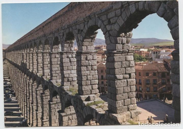 Postales: N&ordm; 42-SEGOVIA. Acueducto romano. Sin circular. ED. GARC&Iacute;A GARRABELLA Y C&Iacute;A