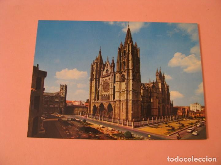 Postales: POSTAL DEL CATEDRAL DE LEON. ED. HIJOS DE F. ALONSO. 1975.