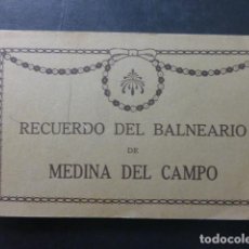 Postales: MEDINA DEL CAMPO VALLADOLID BALNEARIO CUADERNO 10 POSTALES COMPLETO PUBLICIDAD RICARDO SENDINO