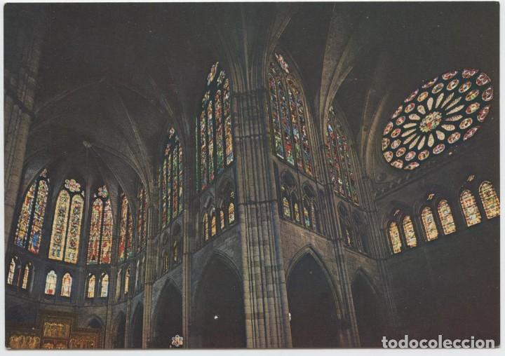 Postales: N&ordm; 39-LEON. Catedral. Crucero. Sin circular. ED. HIJOS DE F. ALONSO