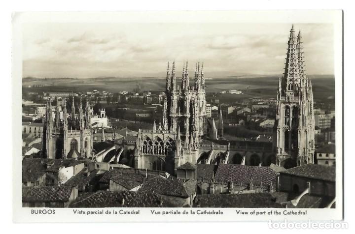 Postales: POSTAL- BURGOS.- VISTA PARCIAL DE LA CATEDRAL- SIN CIRCULAR