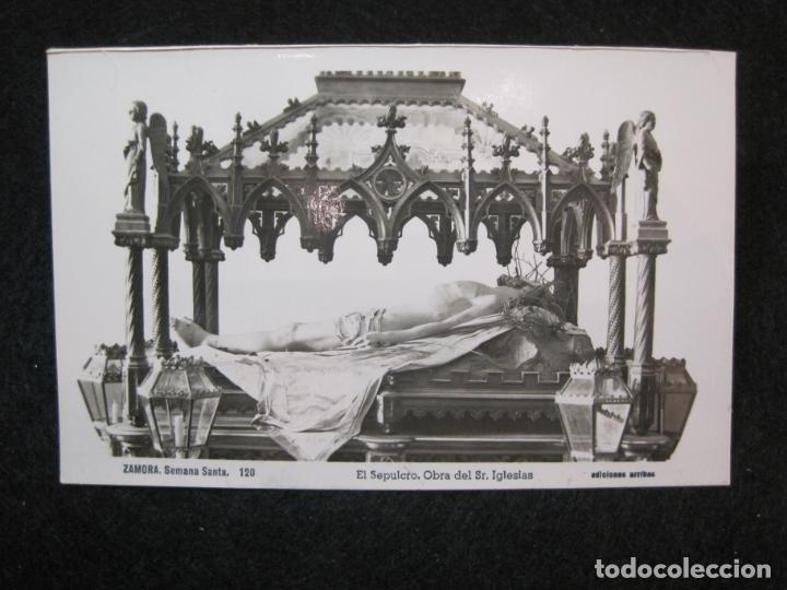 Postales: ZAMORA-SEMANA SANTA-EL SEPULCRO-OBRA DE SR.IGLESIAS-ED&middot;ARRIBAS-FOTOGRAFICA-POSTAL ANTIGUA-(81.025)