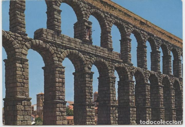 Postales: N&ordm; 75-SEGOVIA. Detalle del Acueducto. Sin circular. ED. GARC&Iacute;A GARRABELLA