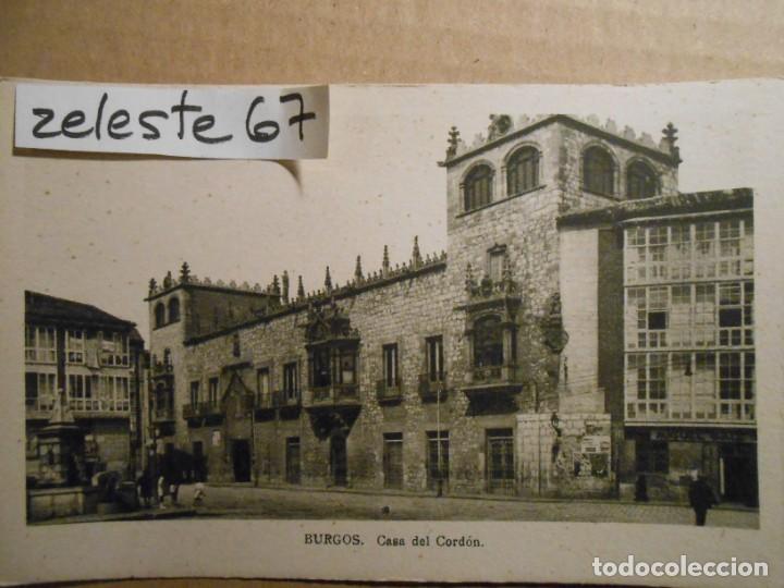 Postales: BURGOS - CASA DEL CORDON - Foto 1