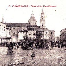 Postales: PEÑARANDA (SALAMANCA) - PLAZA DE LA CONSTITUCIÓN - VIUDA DE MARTIN SANCHEZ - LIBRERIA Y PAPELERIA. Lote 268266009