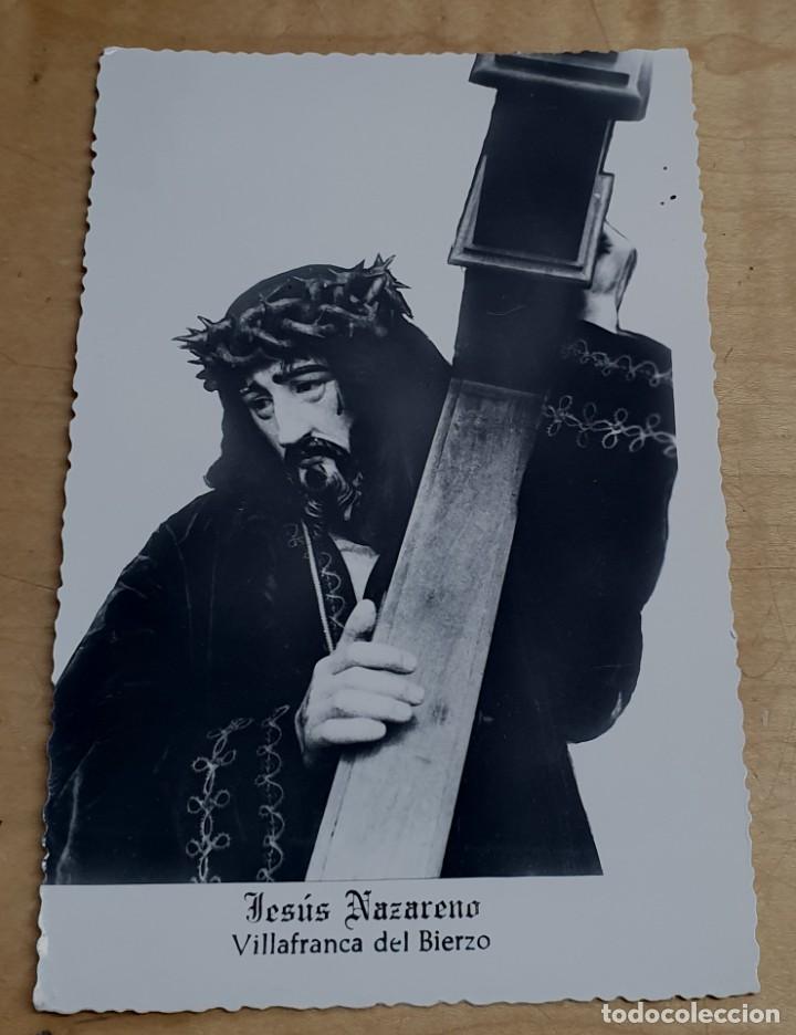Postales: POSTAL VILLAFRANCA DEL BIERZO IMAGEN DEL JES&Uacute;S NAZARENO CASA CESARAUGUSTA 14X9,5 CM.