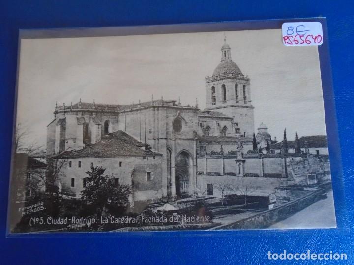 Postcards: (PS-65640)POSTAL DE CIUDAD RODRIGO-LA CATEDRAL.FACHADA DEL NACIENTE.FOTOGRAFIA A.PAZOS-