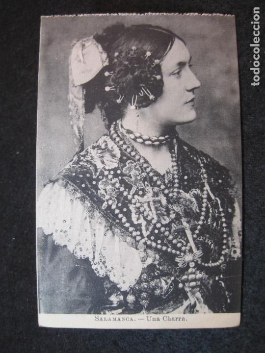 Postcards: SALAMANCA-UNA CHARRA-CASA LUIS SAUS-POSTAL ANTIGUA-(81.793)