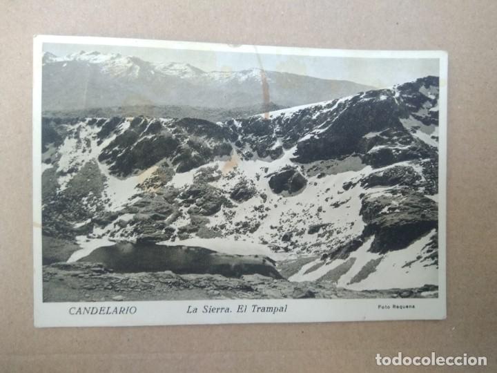 Postales: Antigua postal candelario, la sierra el trampal, foto requena