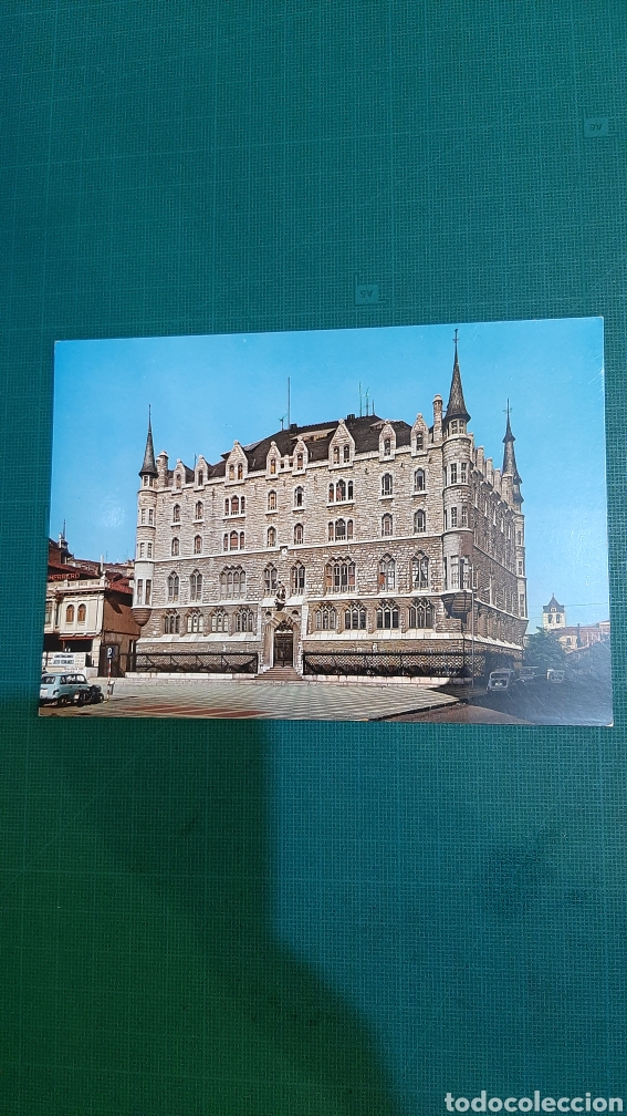 Postales: LE&Oacute;N EDIFICIO CAJA DE AHORROS GAUDI POSTAL HIJOS ALONSO - Foto 1