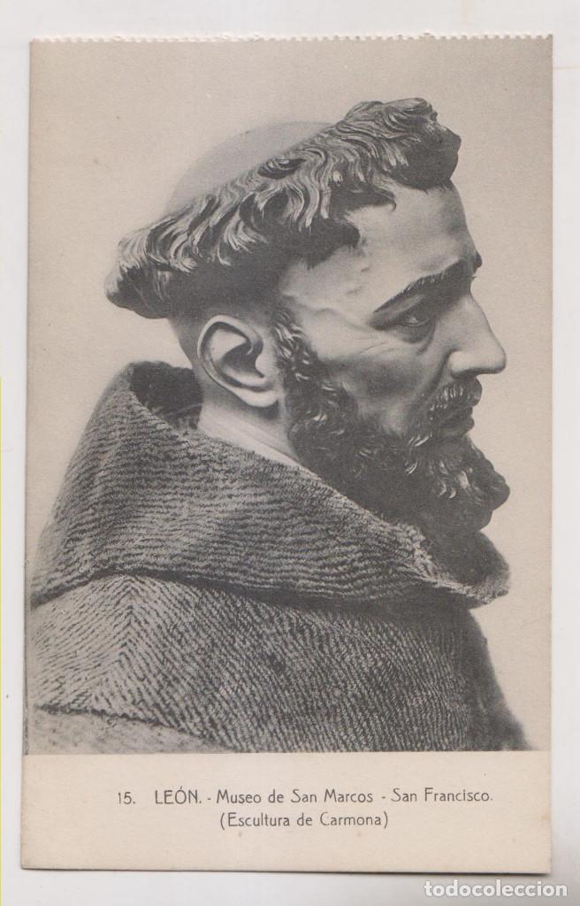 Postcards: POSTAL. 15. MUSEO DE SAN MARCOS. SAN FRANCISCO (ESCULTURA DE CARMONA).