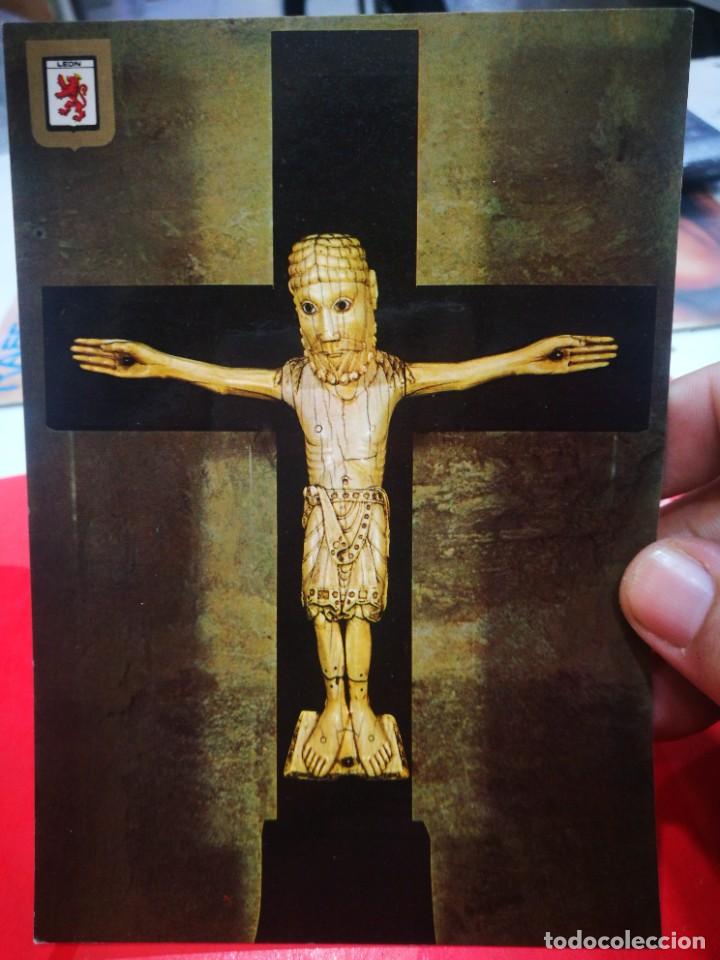 Postales: Postal LEON Cristo del Carrizo Siglo XI N 63 SUBIRATS CASANOVAS S/C