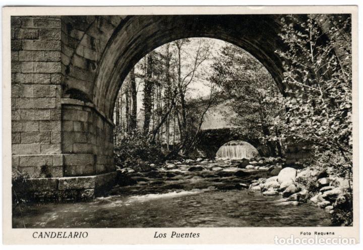 Postcards: BONITA POSTAL - CANDELARIO (SALAMANCA) - LOS PUENTES - FOTO REQUENA