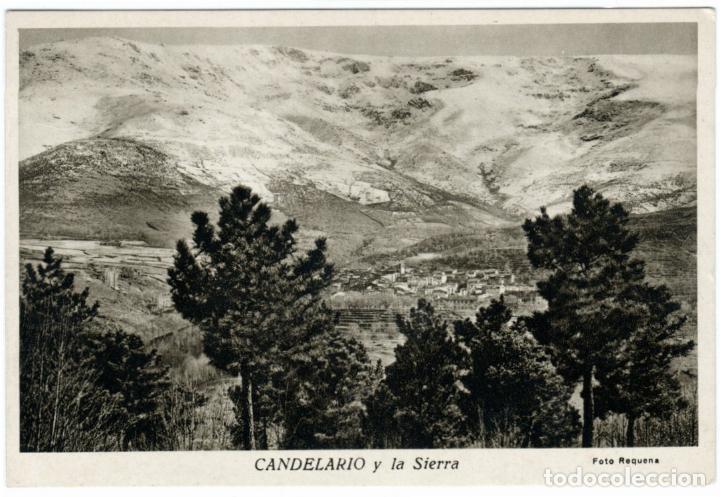 Postcards: BONITA POSTAL - CANDELARIO (SALAMANCA) - CANDELARIO Y LA SIERRA - FOTO REQUENA