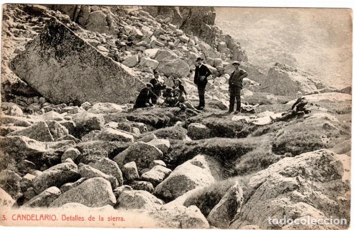 Postcards: PRECIOSA POSTAL - CANDELARIO (SALAMANCA) - DETALLE DE LA SIERRA - COLECCION J. REQUENA