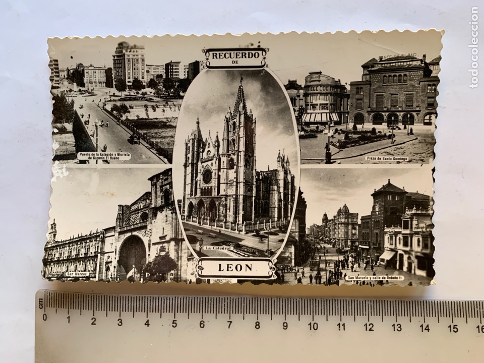 Postales: POSTAL. RECUERDO DE LEON. ASPECTOS VARIOS. EDICIONES ARRIBAS.