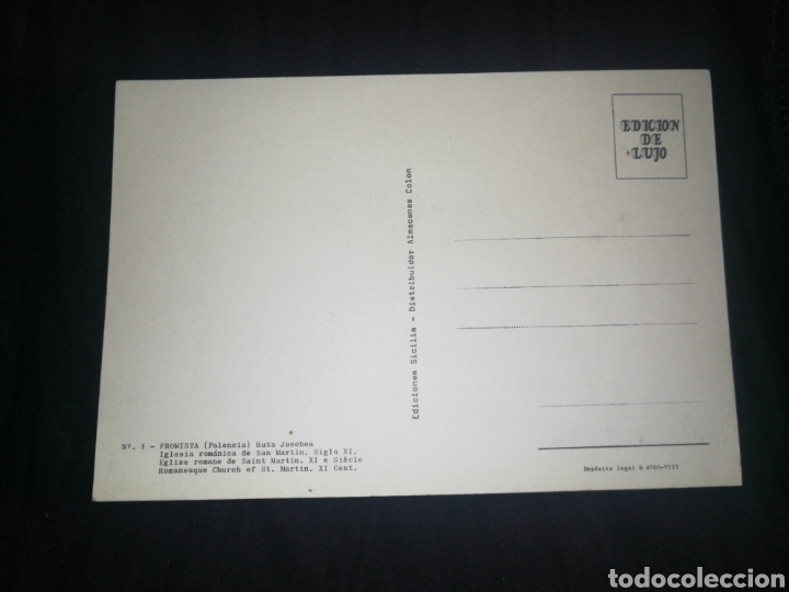 Postales: PALENCIA, POSTAL RUTA JACOBEA - Foto 2