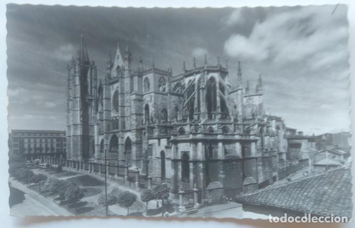Postales: LEON CATEDRAL Y ABSIDE - Foto 1