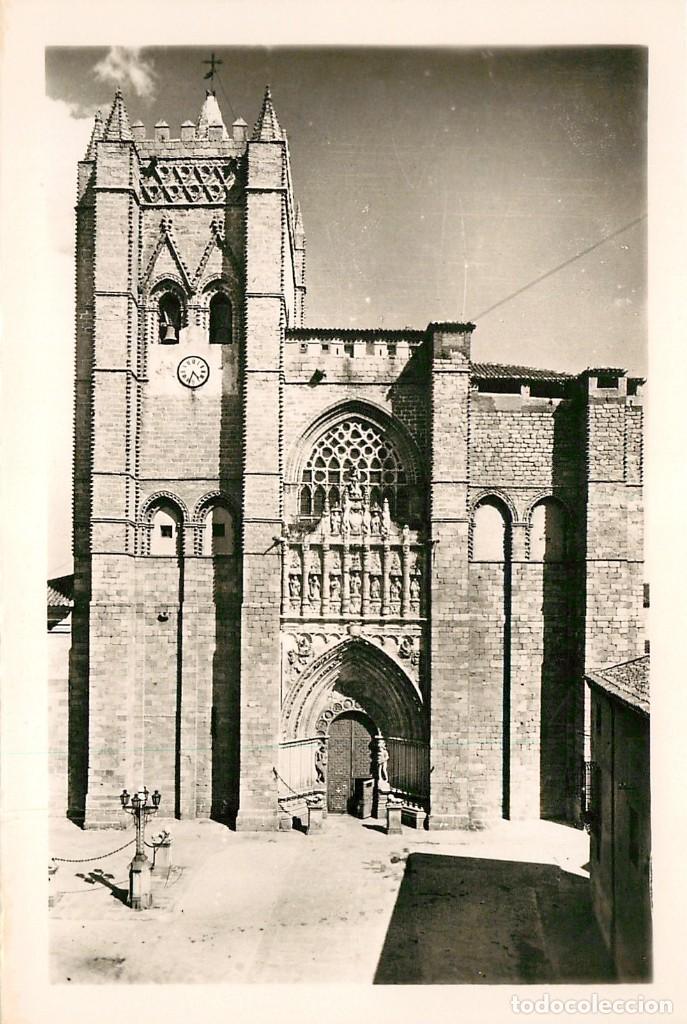 Postales: ea425 Avila fachada principal de la catedral garrabella n&ordm;20