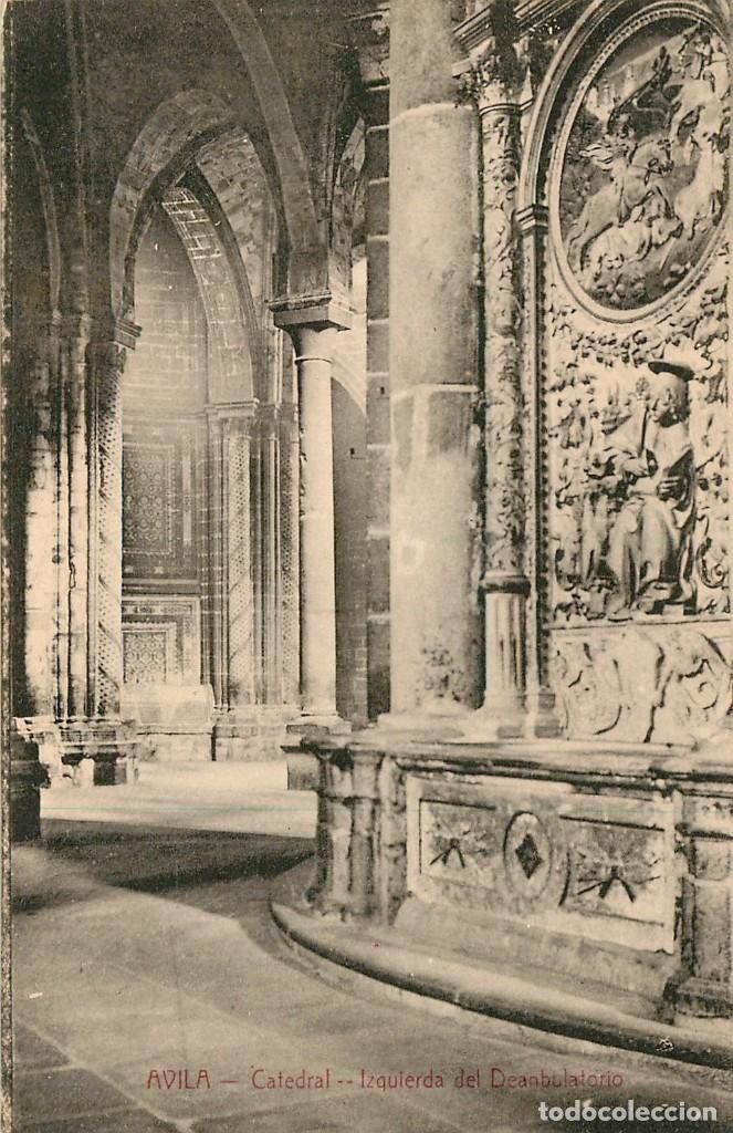Postales: ea426 Avila catedral izquierda del deambulatorio medrano