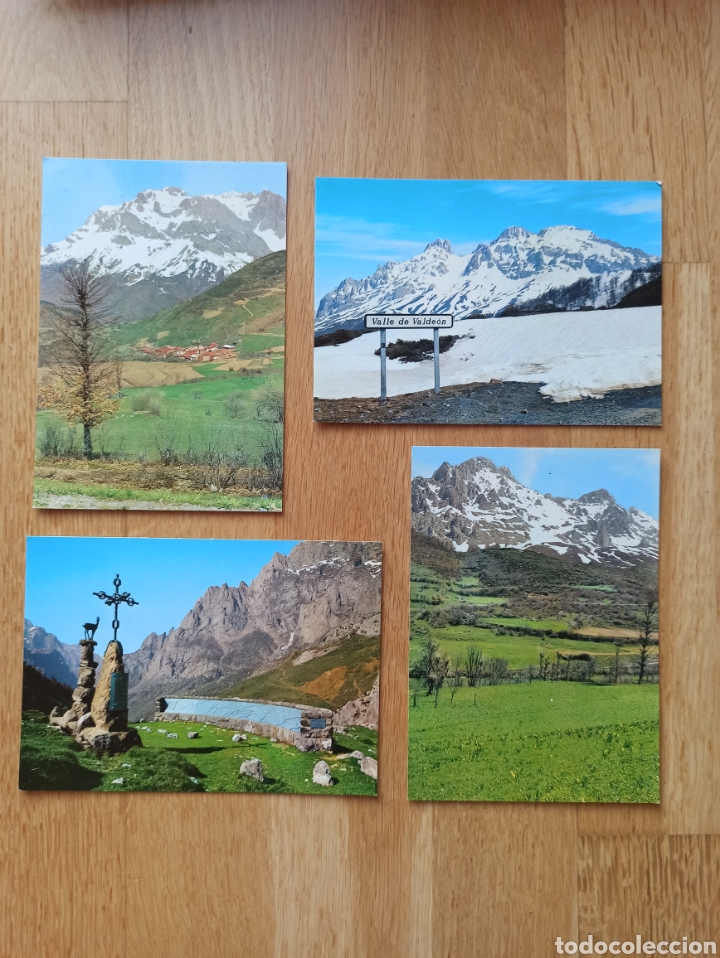 Postales: Lote 4 postales de los Picos de Europa, leon