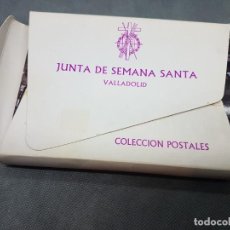 Postales: CARTERITA CON 35 POSTALES DE LA JUNTA DE SEMANA SANTA DE VALLADOLID. Lote 283180758