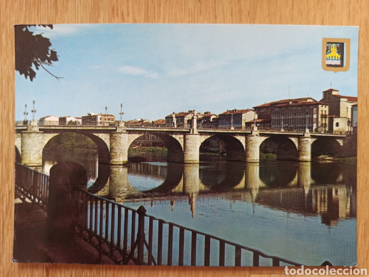 Postales: Puente de Carlos III, Miranda de Ebro.