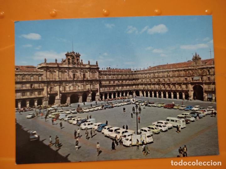 Postales: SALAMANCA PLAZA MAYOR ED SALVADOR BARRUECO N&ordm; 80 ESCRITA