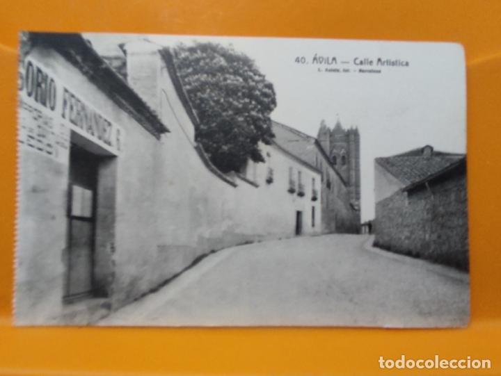 Postales: AVILA CALLE ARTISTICA ED ROISIN N&ordm; 40 SC ORIGNAL