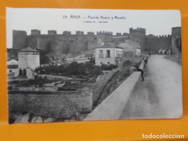 Postales: AVILA MURALLA PUENTE NUEVO ED ROISIN N&ordm; 29 SC ORIGINAL ANIMADA