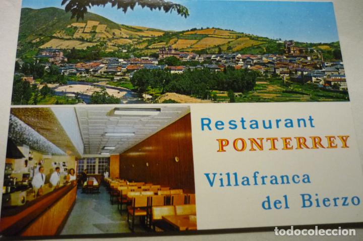 Postales: POSTAL VILLAFRANCA DEL BIERZO-RESTAURANT PONTERREY