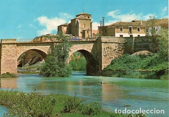 Postales: Carri&oacute;n de los Condes - 3 R&iacute;o Carri&oacute;n e Iglesia Ntra. Sra. de Bel&eacute;n